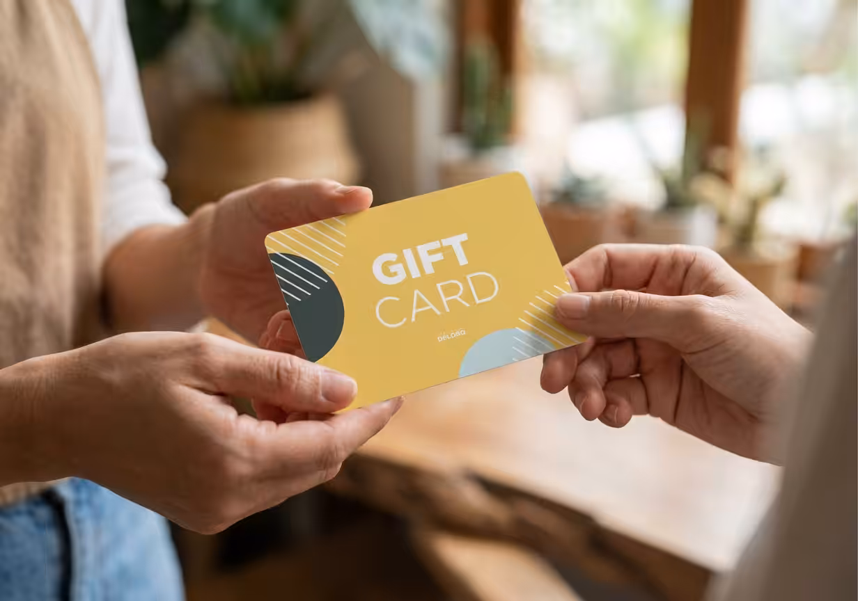 GIFT CARD in use