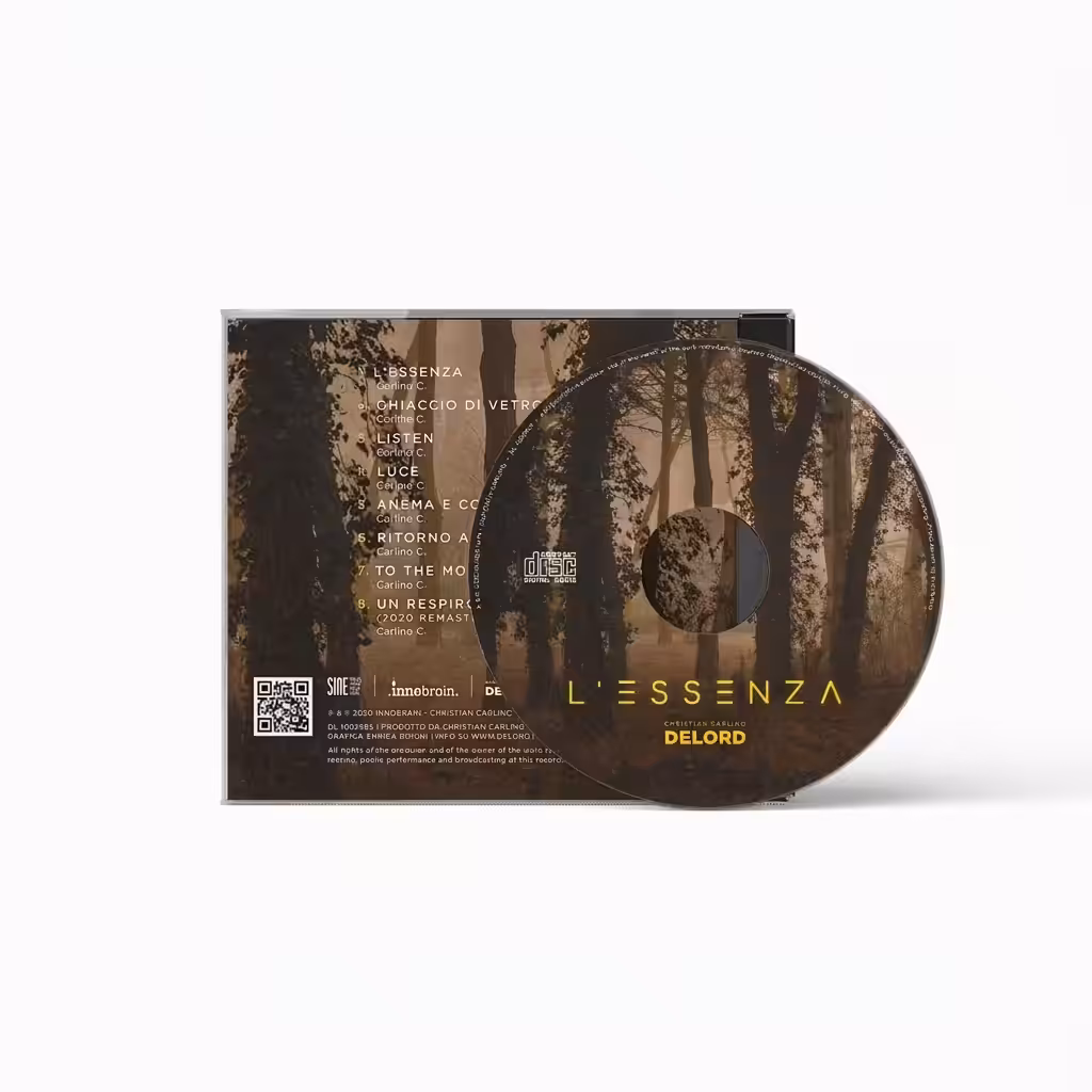 DeLord - L'Essenza versione CD fotografato su fondo bianco