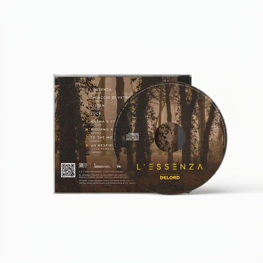 DeLord - L'Essenza versione CD fotografato su fondo bianco