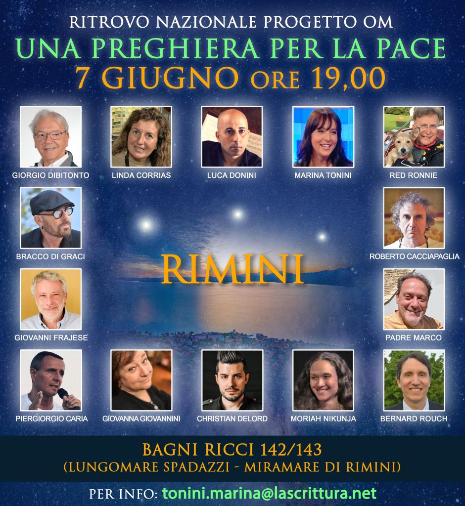 OM Colletivo 2025, una preghiera per la pace con Marina Tonini a Rimini